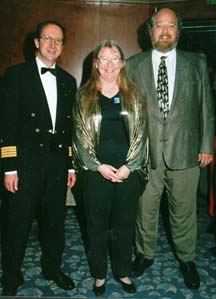 Debbie and Brian with Captain Notke